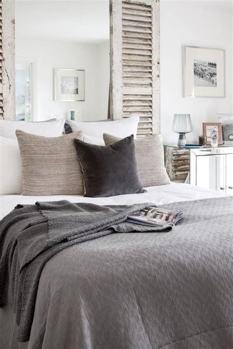 Bedroom Inspiration Pebbles Grey Grey Bedding Design Interior