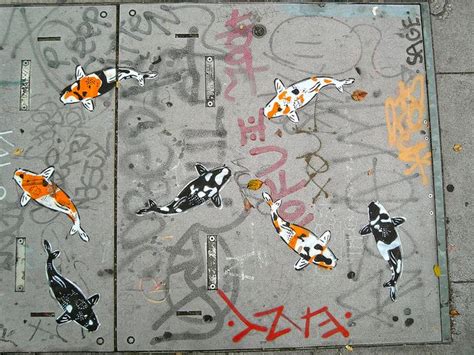 Koi Street Art In San Francisco Street Art Art Graffiti Art
