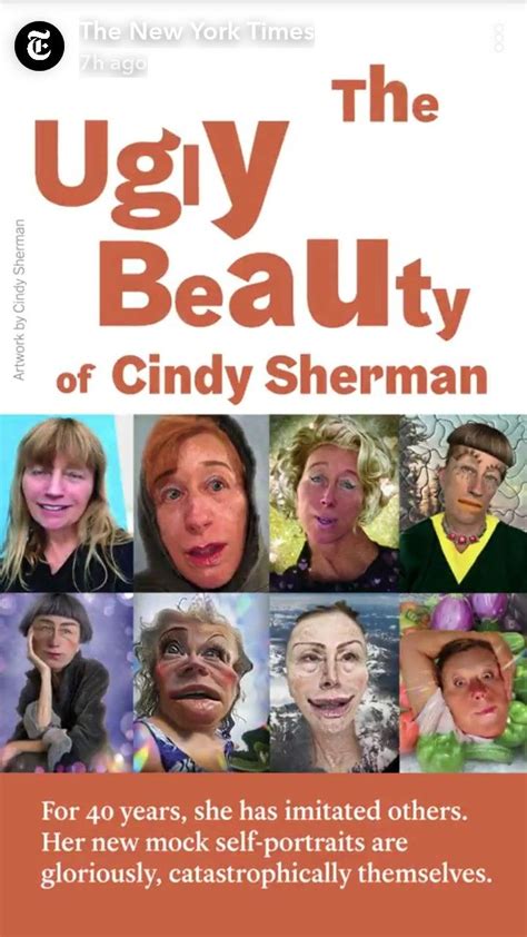 Cindy Sherman The New York Times 40 Years Mocking Self Portrait