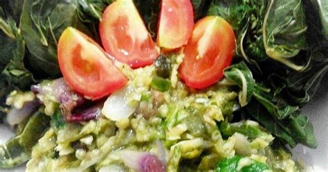 Sekilas, mirip sekali dengan sambal terasi. Daun singkong sambal - 21 resep - Cookpad