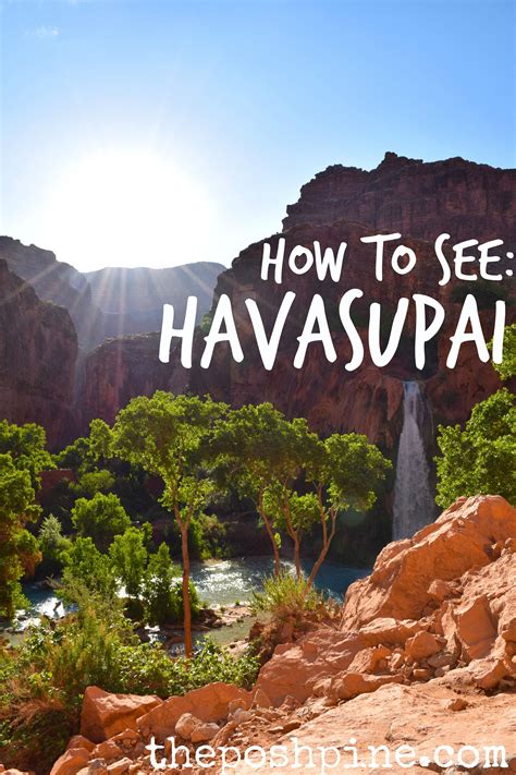 A Trail Guide Havasupai Falls Grand Canyon Trip To