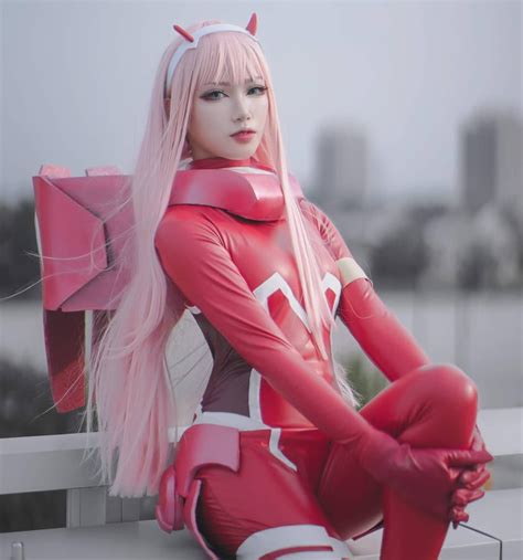 20 Best Cosplay Zero Two Darling In The Franxx Yang P