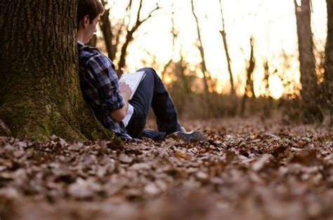 Alone Sad Boy Cute In Forest Broken Heart