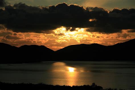 Sunset Over Ballinskelligs Bay Photograph By Aidan Moran Pixels