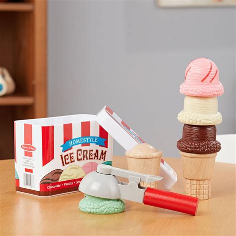 Melissa And Doug Scoop And Stack Ice Cream Cone Playset Nfm