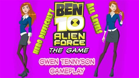 Gwen Tennyson Gameplay In Ben 10 Alien Force The Game All Playable