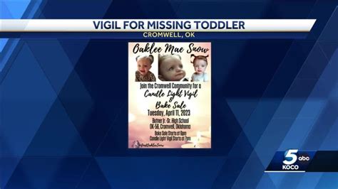 Community To Hold Vigil For Missing 2 Year Old Oklahoma Girl