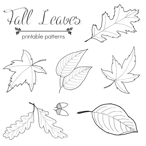 Fall Leaf Patterns Just Paint It Blog