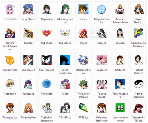 Download Anime Icons Pack 2 Of 6