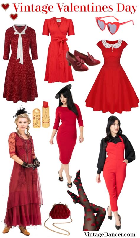 Vintage Inspired Valentines Day Dresses Skirts Lingerie