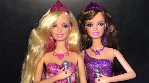 barbie princess and the popstar dolls unboxing review princess tori and popstar keira dolls