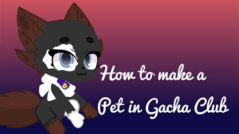 A Real Tutorial Of How I Made Pets In Gacha Club Read Des Youtube