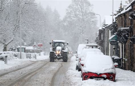 Scotland Weather Scots Warned To Brace Themselves For 20cm Snow As