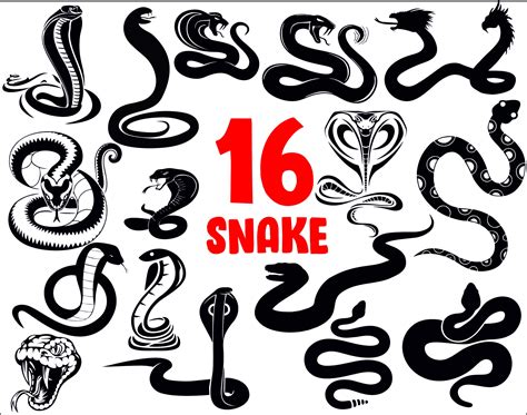 Snakes Svg Snake Silhouette Snake Vector Snake Cut File Etsy Uk