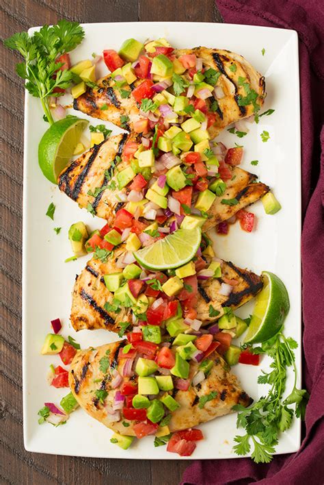 Top with avocado salsa (recipe below), and enjoy! Grandma's Recipes: Grilled Cilantro-Lime Chicken with ...
