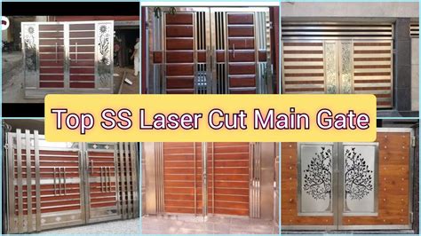 Best Top 60 Ss Steel Laser Cut Main Gate Design 2023 Modern Steel