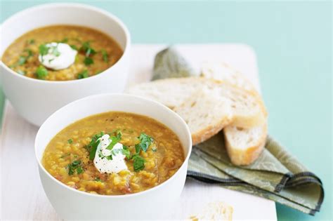 This recipe is easy and after you've cooked the lentils, everything else is stirred into the pot, and transferred to a loaf pan to bake. Low-Fat, Low-Calorie Lentils Soup - Natural Fitness Tips