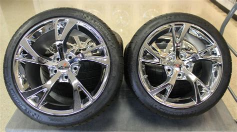 Buy Chrome Gm Oem Rare Torque 2 Wheel Michelin Tire Pkg C6 Z06 Grand
