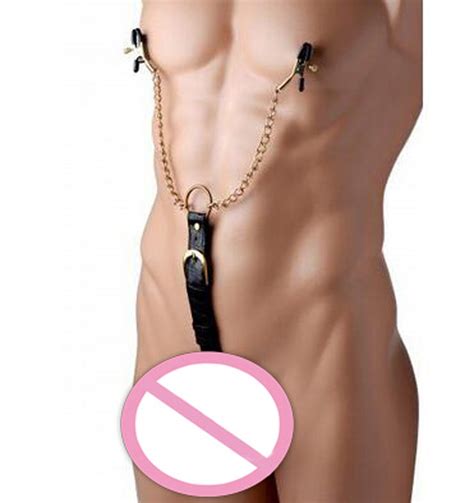 Y Style Leather Strap Cockring Cock Ring Penis Rings Nipple Breast