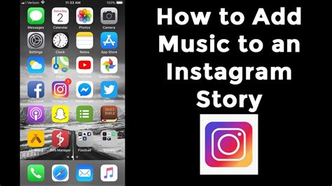 How To Add Music To An Instagram Story YouTube