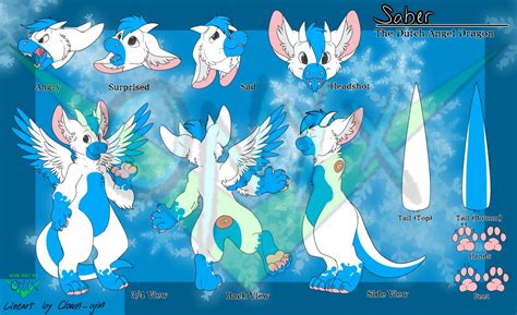 Saber The Dutch Angel Dragon Ref Sheet By Onyxthedutchie911 Fur