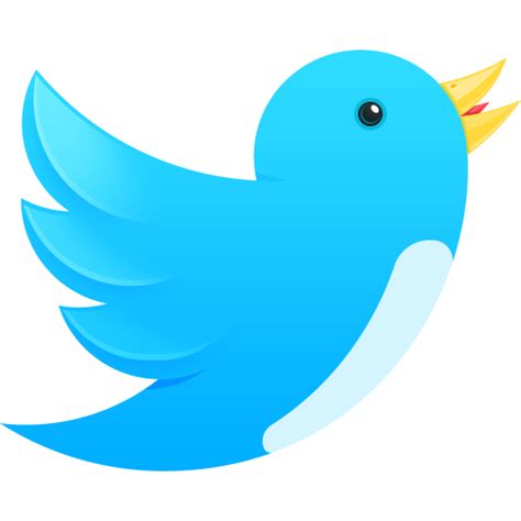 White Twitter Bird Icon Png