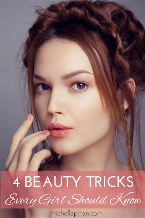 4 Beauty Tricks Every Girl Should Know Michelle Phan Beauté Soins