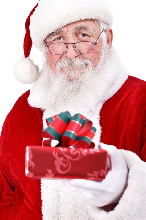 Santa Claus Giving T Stock Images Image 22306574