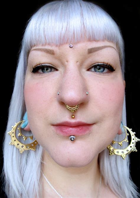 New Jewelry In My Stretched Septum