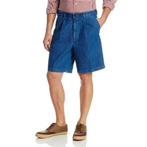 Haggar Mens Work To Weekend Expandable Waist Pleat Front Short