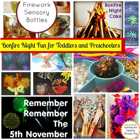 Learning And Exploring Through Play Bonfire Night Fun For