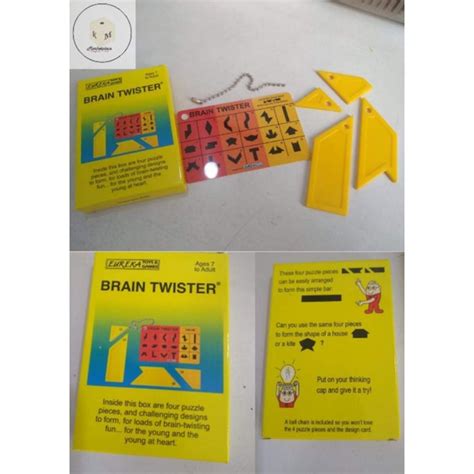 Eureka Brain Twister Special Edition Designs Printed On Laminated Card