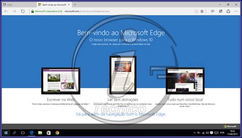 Microsoft Edge Primeiros Passos