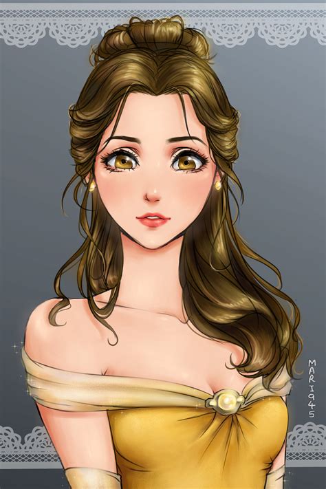 15 Princesas De Disney Dibujadas Como Personajes De Anime