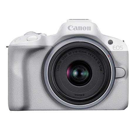 Canon Eos R50 White 18 45 £84900 Castle Cameras