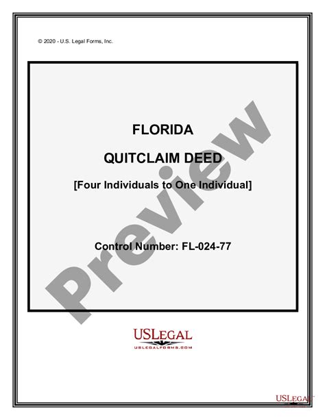 Florida Quitclaim Deed Fl Form Lee County Us Legal Forms
