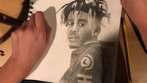 How to draw an acoustic guitar. Drawing Juice Wrld - YouTube