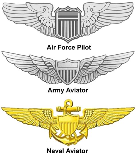 Us Aviation Wings Military Awards Military Ranks Military Insignia