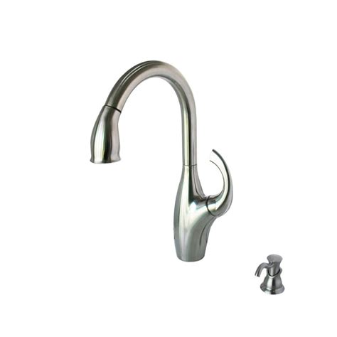 The down part is that the pull out hose will eventually begin to leak because it wears out from pulling and bending. AquaSource Stainless Steel 1-Handle Pull-Down Kitchen ...