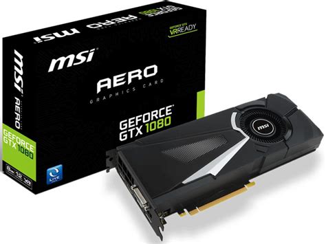Msi Unveils Complete Lineup Of Geforce Gtx 1080 Graphics Cards Custom