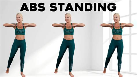 15 Min Standing Abs Workout Slim Waist And Toning Knee Friendly No