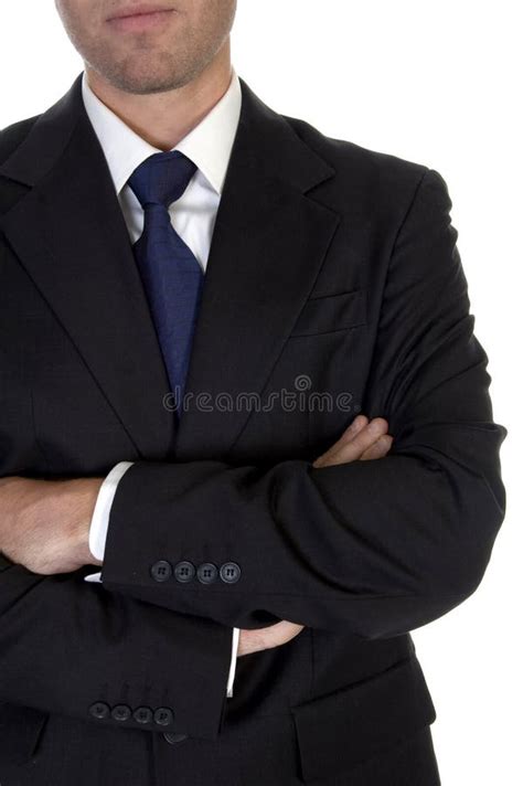 Man With Folded Hands Stock Image Image Of American Executive 6498141