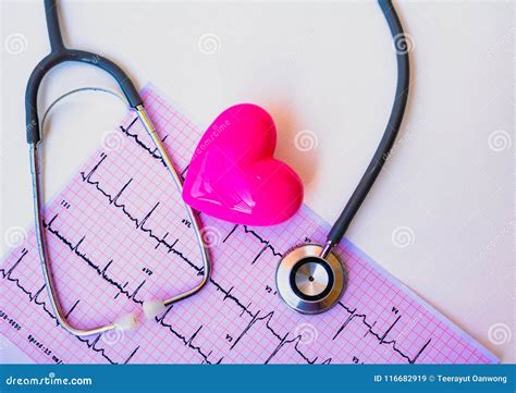 Stethoscope And Pink Heart Stock Image Image Of Hear Good 116682919