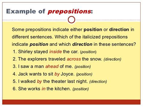 Learn about prepositional phrase examples with free interactive flashcards. Preposition use presentation