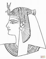 Egyptian Coloring Egypt Ancient Nefertiti Drawing Queen Tomb Rameses Iii Death Sheet Paper Mask Pharaoh sketch template