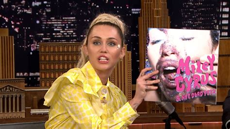 Watch The Tonight Show Starring Jimmy Fallon Interview Miley Cyrus Is Going On Tour With The
