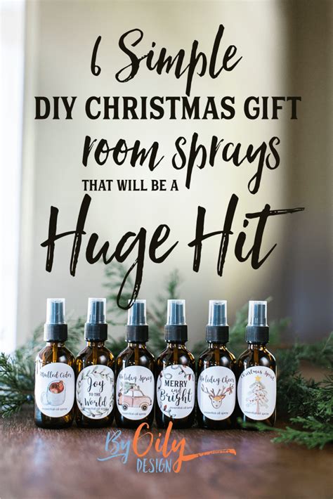 6 Simple Diy Christmas T Room Sprays That Will Be A