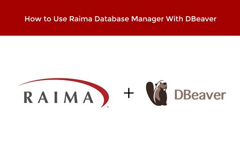 Cómo Utilizar Raima Database Manager Con Dbeaver Raima
