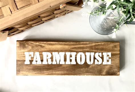 Farmhouse Sign Country Style Rustic Sign Home Decor Farmhouse Decor