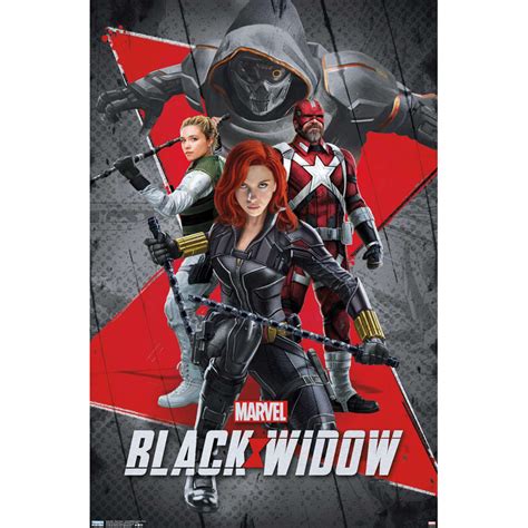 Marvel Universe Black Widow Group Only Shop Trends Poster